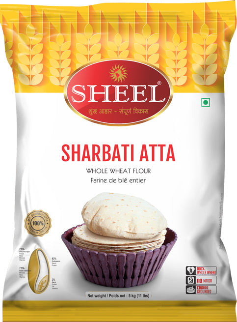 Sharbati Atta / Harina de Trigo Integral - 11 Lbs (5 kg)