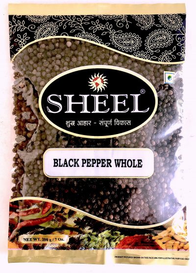 Pimienta negra entera - 7 oz (200 g)