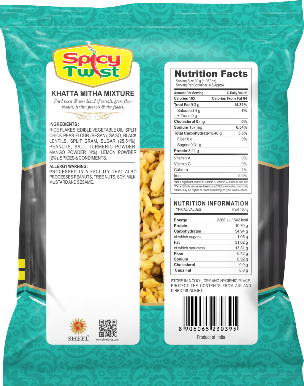 Khatta Mitha Mixture - 7 oz. (200g)