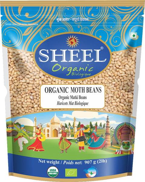 Organic Moth / Matki Beans - 2 Lb (907g)