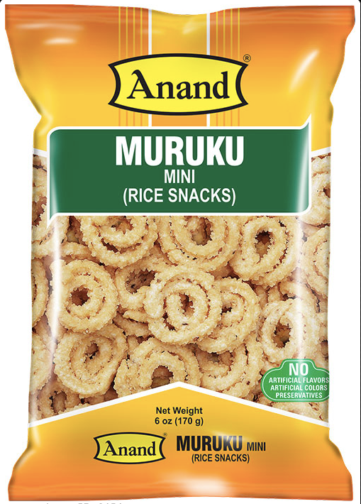 Muruku Mini (Rice Snacks) - 6 oz. (170g)