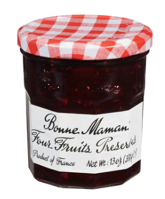 Bonne Maman, Preserves, Four Fruits 13 oz