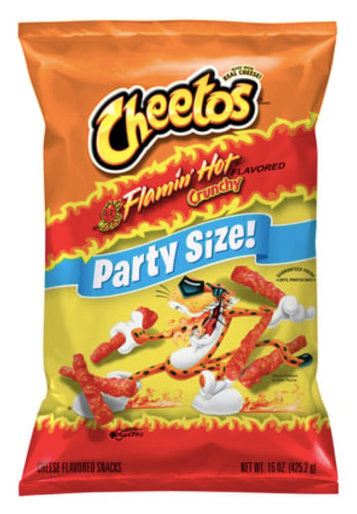 Cheetos, Crunchy - Cheese Flavored Snacks , Flamin' Hot 15 oz