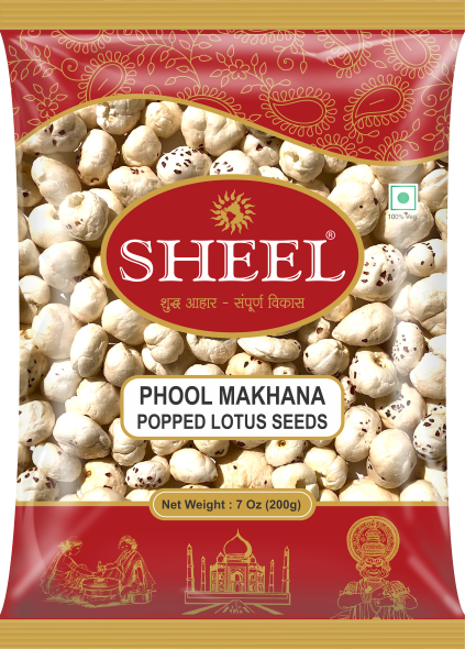 Phool Makhana - Unsalted (Popped Lotus Seeds) - 7 Oz. (200g)