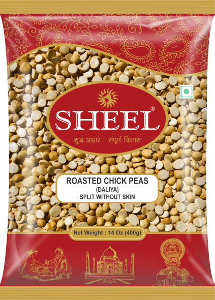 Roasted Chick Peas Split Without Skin (Daliya) - 14 Oz. (400g)