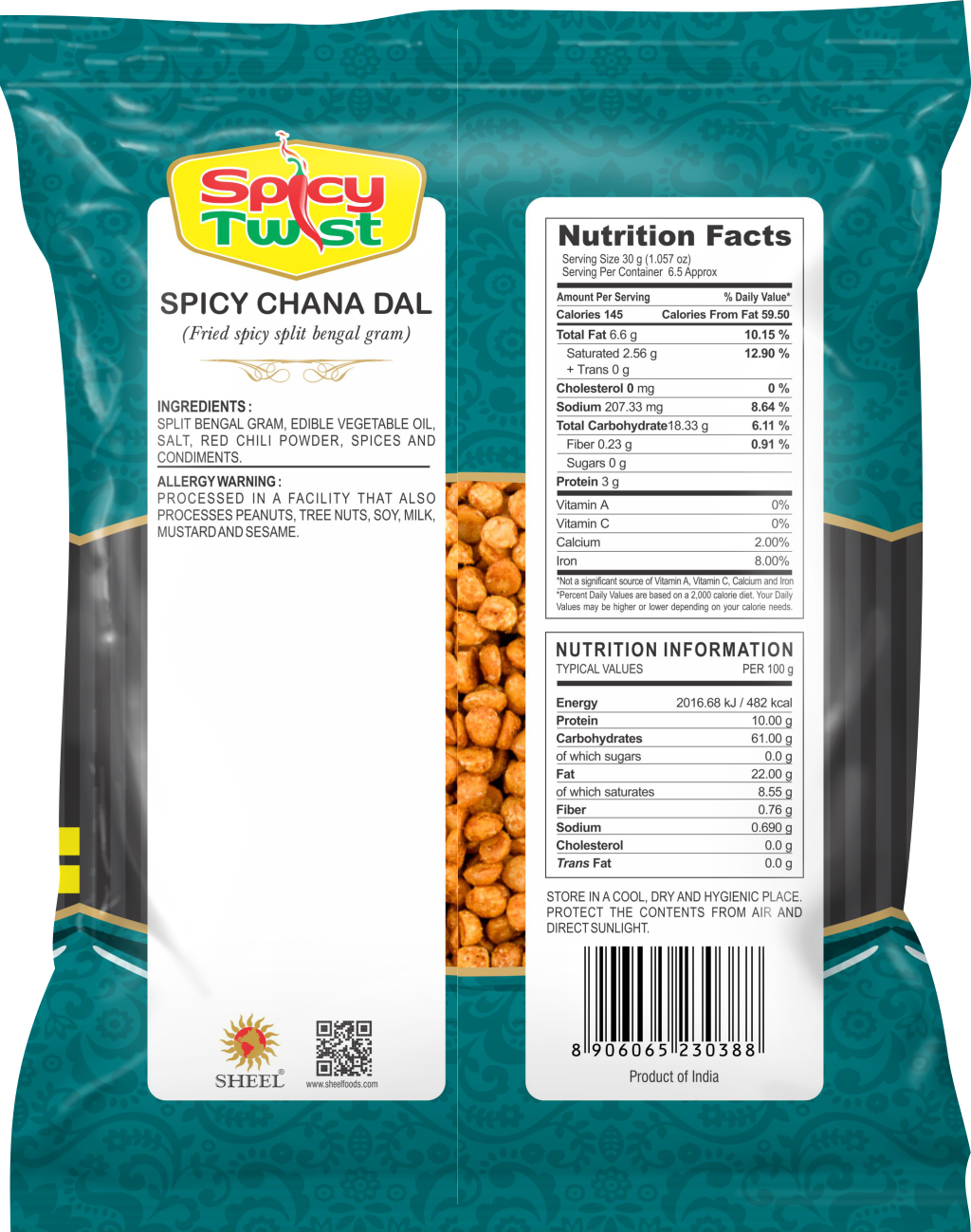 Spicy Chana Dal - 7 oz. (200g)