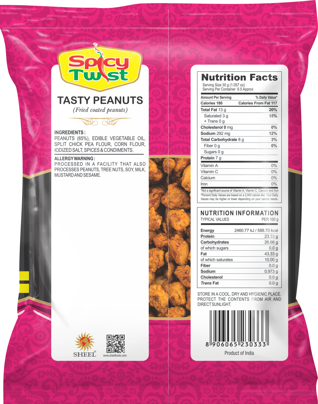 Tasty Peanuts - 7 oz. (200g)