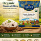 Organic White Basmati Rice, Sheel Brand, Extra Long Grain, USDA Organic, Vegan, Naturally Aged, Rich Aroma, 4 lb (1.8 kg)