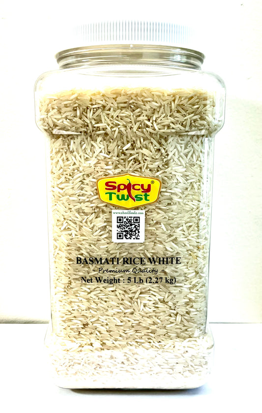 Spicy Twist Basmati Rice White - 5 Lb (2.27 kg)
