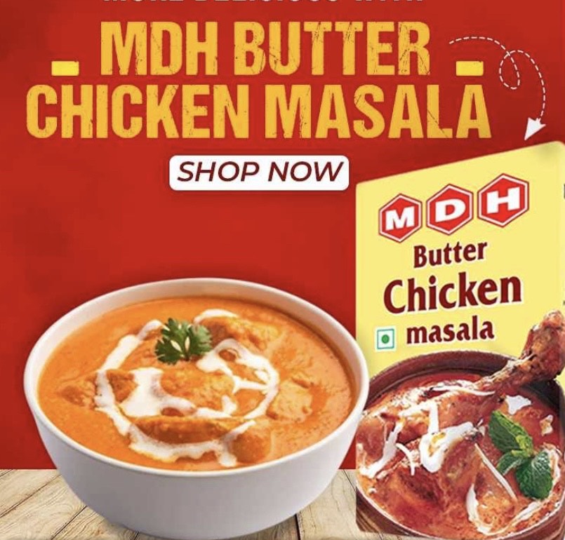 MDH Butter Chicken Masala 100g (3.5 Oz.)