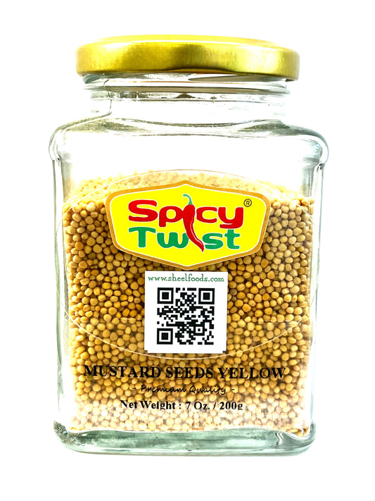 Spicy Twist Mustard Seeds Yellow 7 Oz. / 200g