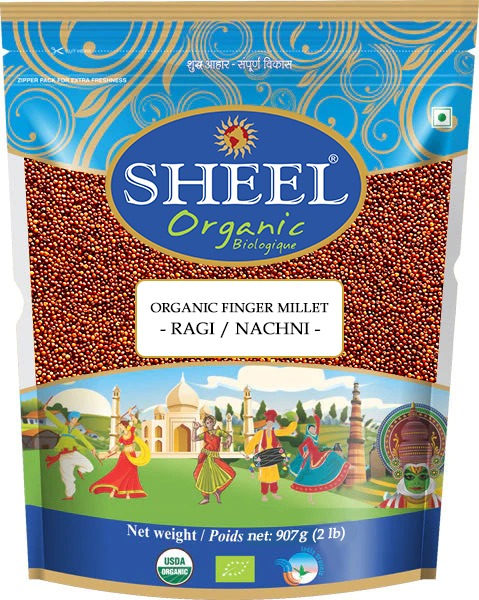 Sheel Organic Finger Millet - Ragi (2 libras)