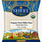 Organic Pearl Millet Flour - Bajra Atta - 2 Lb (907g) ~ Sheel Brand ~ USDA Organic ~ Vegan ~ Vegetarian ~ Gluten Free ~ Plant Based Protein
