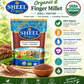 Organic Finger Millet - Ragi Whole ~ Nachni ~ Raw / Natural ~ Vegan ~ Unpolished (2 Lb / 907g)