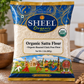 Organic Sattu Flour (Roasted Chick Peas Flour) - 2 Lb (907g) ~ Sheel Brand ~ USDA Organic ~ Plant Based Protein ~Gluten Free ~ Single Ingredient