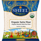 Organic Sattu Flour (Roasted Chick Peas Flour) - 2 Lb (907g) ~ Sheel Brand ~ USDA Organic ~ Plant Based Protein ~Gluten Free ~ Single Ingredient