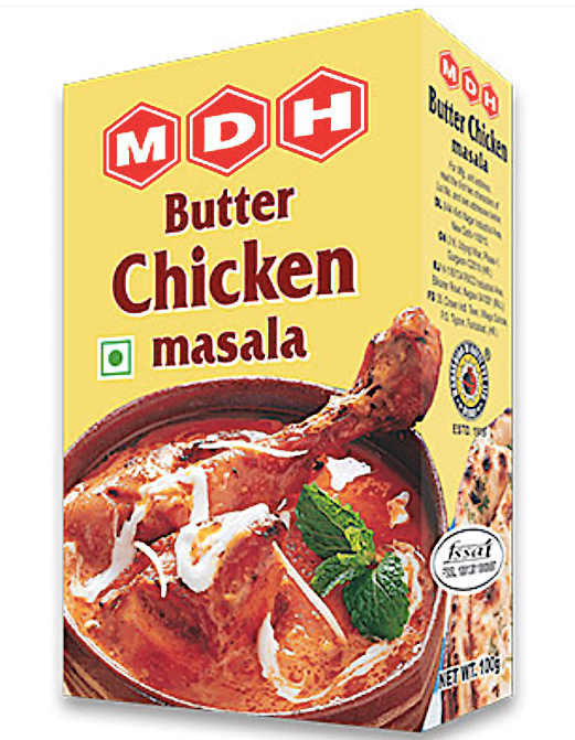 MDH Curry Masala para pollo con mantequilla 100 g (3,5 oz.)