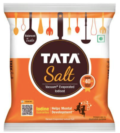 Tata Salt Vacuum Evaporated Iodised Salt - 2.2 Lb (1 Kg)