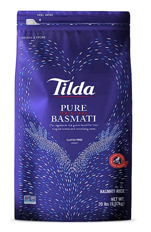 Tilda Pure Basmati Rice - 20 Lb