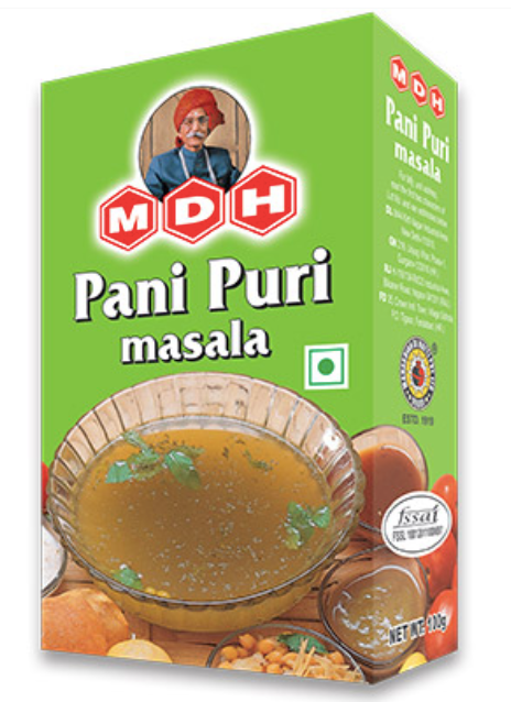 MDH Pani Puri Masala 100g (3.5 Oz.)