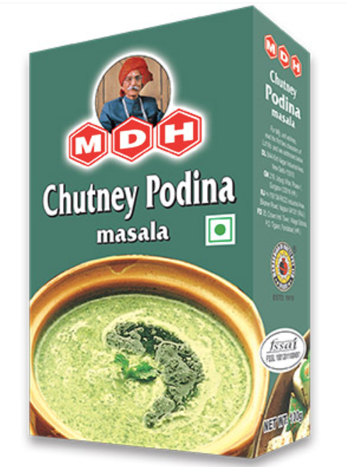 MDH Chutney Podina Masala 100g (3.5 Oz.)