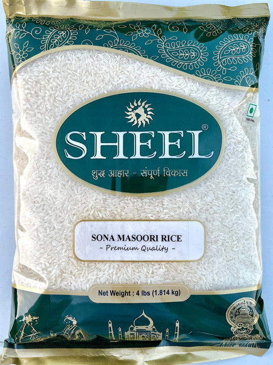 Sona Masoori Rice (Premium Quality) 4 Lbs (1.814 kg)