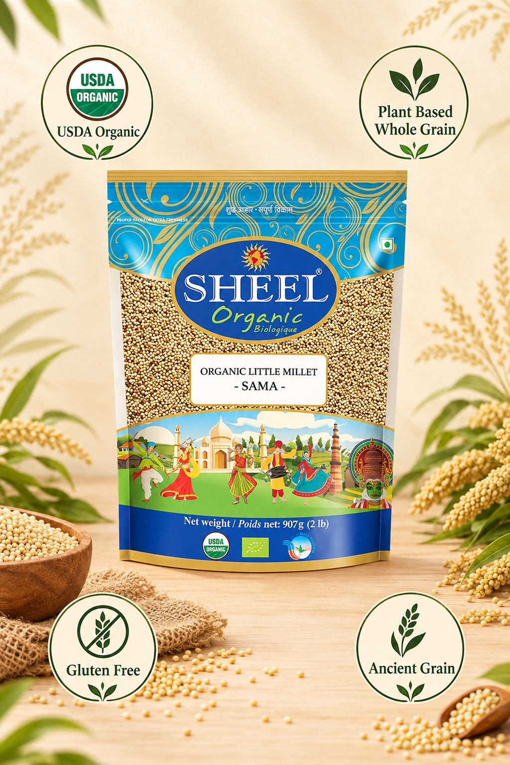 Portrait SHEEL millet banner
