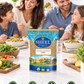 SHEEL millet banner with family meal
