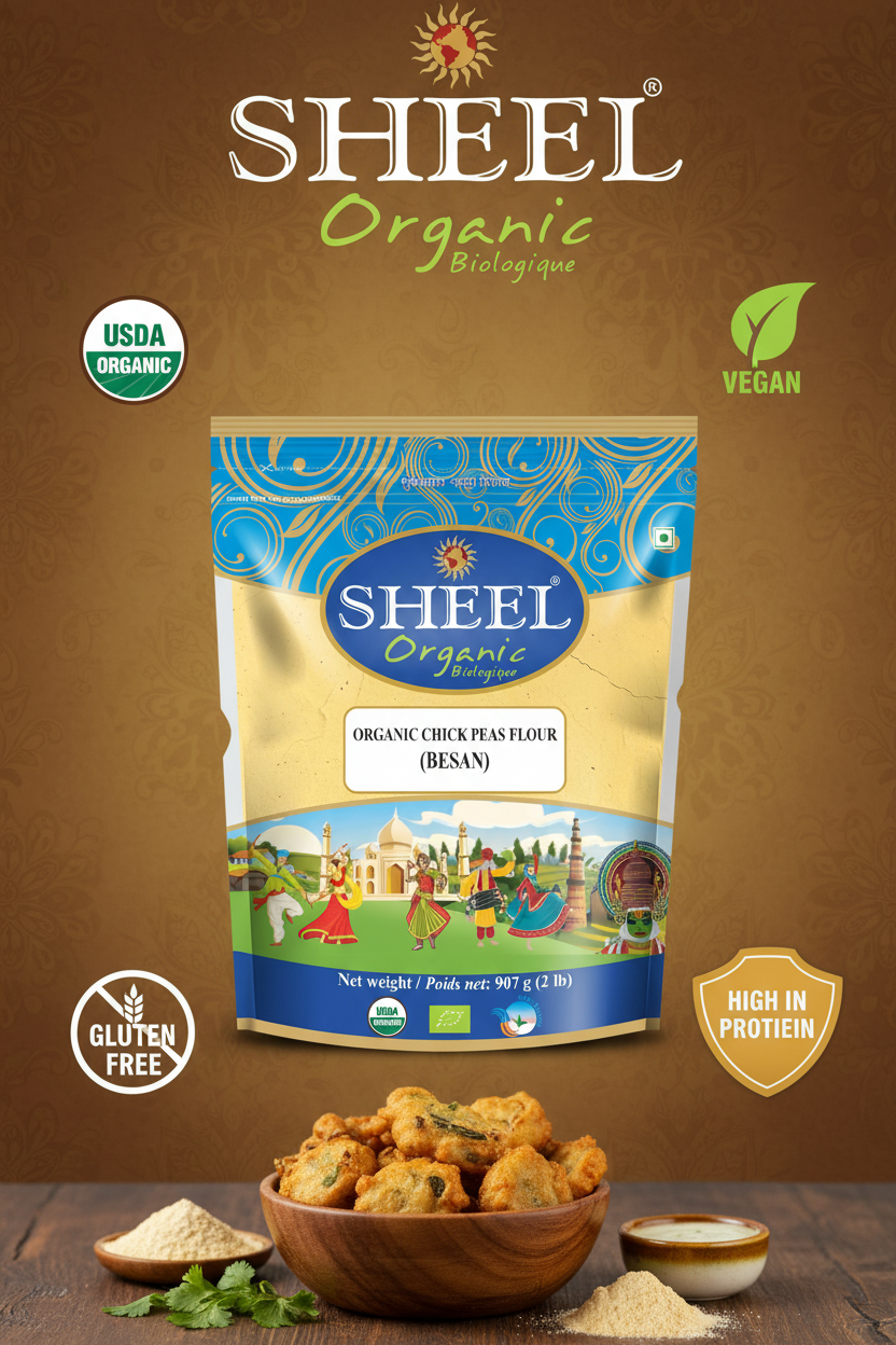 Sheel Organic Besan Portrait Banner