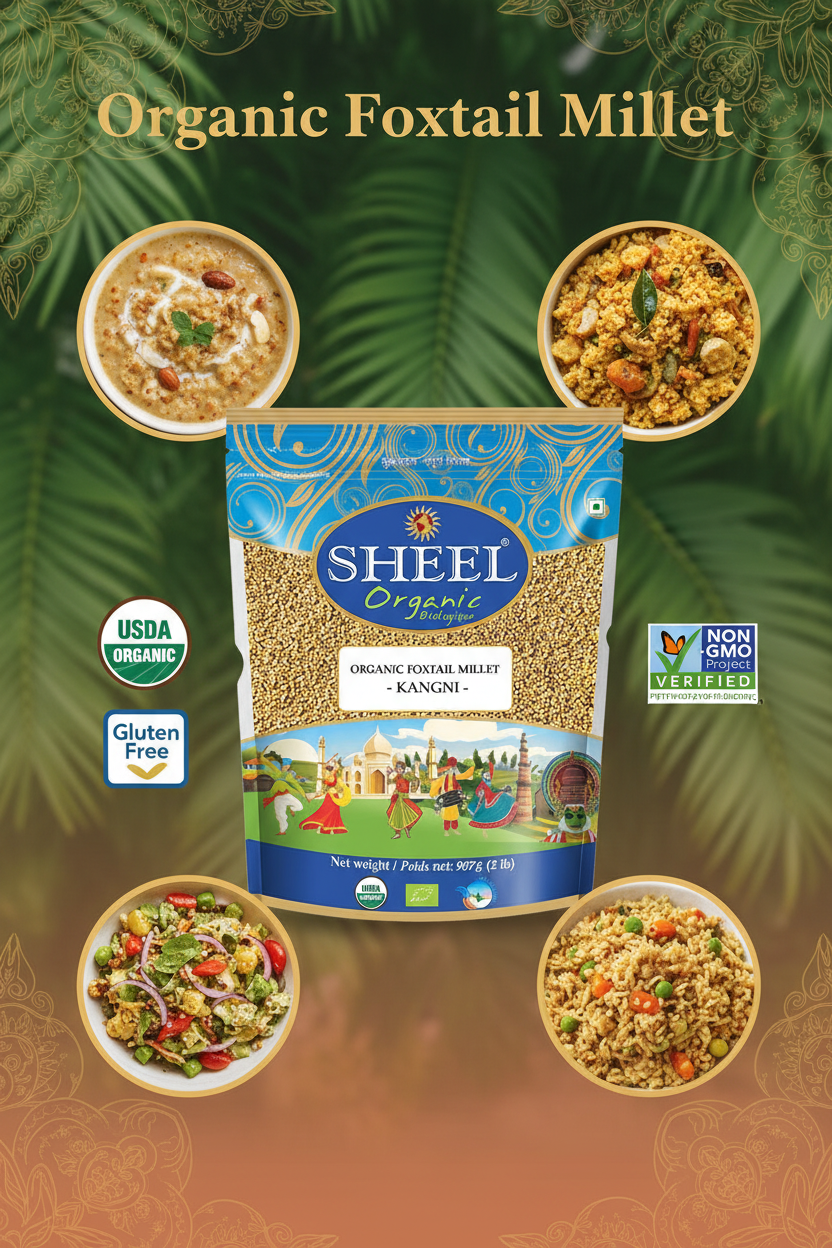 Sheel Organic Foxtail Millet Banner