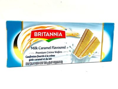 Britannia Milk Caramel Flavoured - Premium Creme Wafers (6.17oz / 175g)