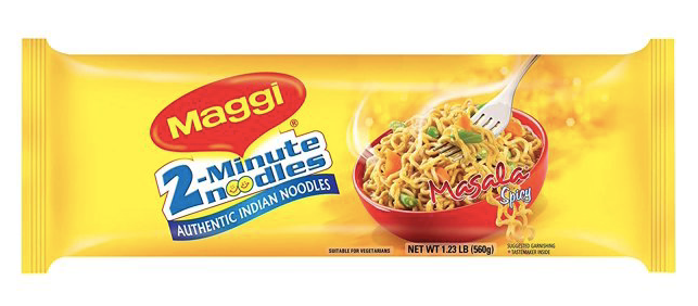 Fideos Maggi de 2 minutos / Masala* - Peso neto: 1,23 LB (19,7 OZ / 560 g)