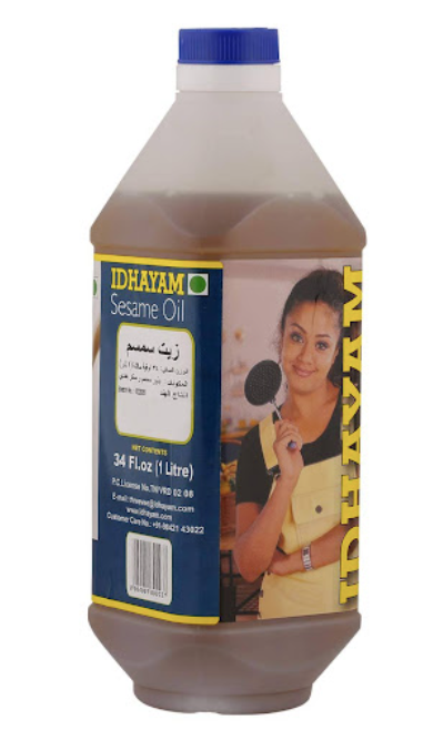 Idhayam Sesame Oil - 1 Ltr / 34 Fl. Oz.