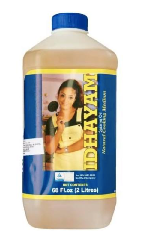 Idhayam Sesame Oil - 2 Ltr / 68 Fl. Oz.