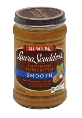 Laura Scudders - Peanut Butter, Old Fashioned, Smooth 26 oz