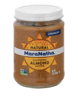 Maranatha, Almond Butter, Crunchy, California, Natural 12 oz