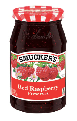 Smucker's, Preserves, Red Raspberry 18 oz