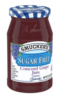 Smucker's, Sugar Free - Grape Jam 12.75 oz