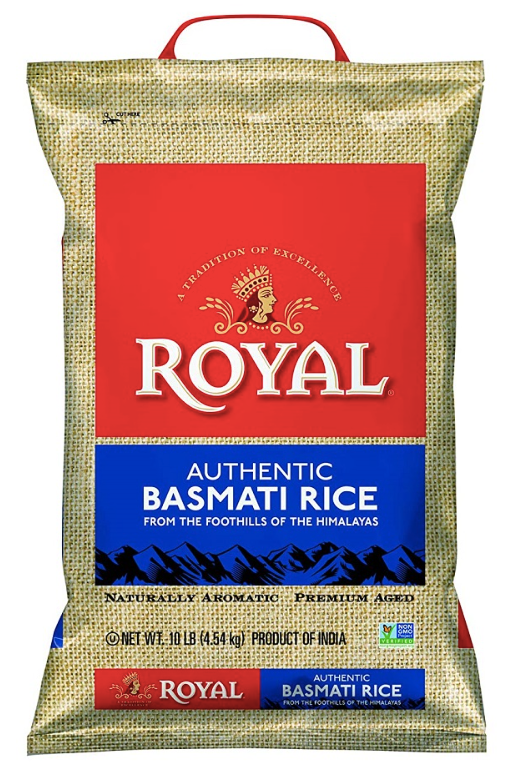 Royal Basmati Rice 10 Lbs