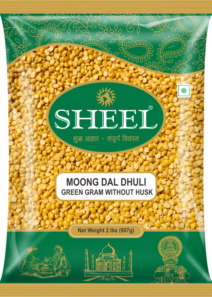 Moong Dal Dhuli / Split Mung Beans - 2 Lb (907g)