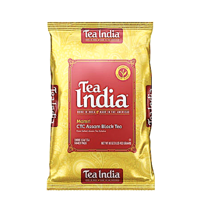 Tea India Mamri - Té negro CTC Assam (16 oz / 1 LB / 453 g)