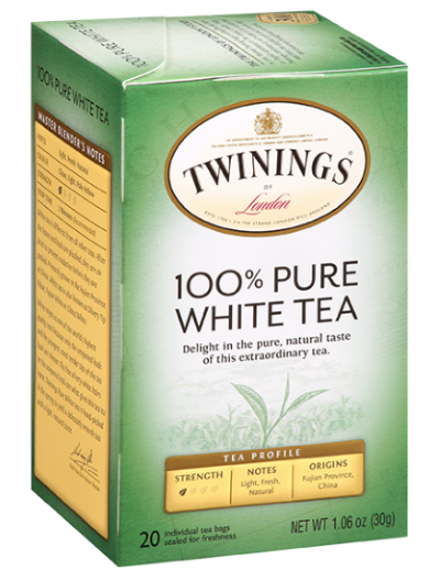 Twinings 100 % té blanco puro (1,06 oz/30 g)