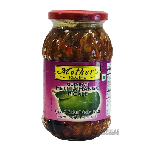 Pepinillo de Mango Gujarati Methia de Mother's - 500g (17.6 oz)