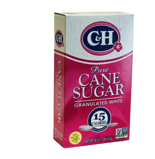 Azúcar de caña pura C&amp;H 16 oz
